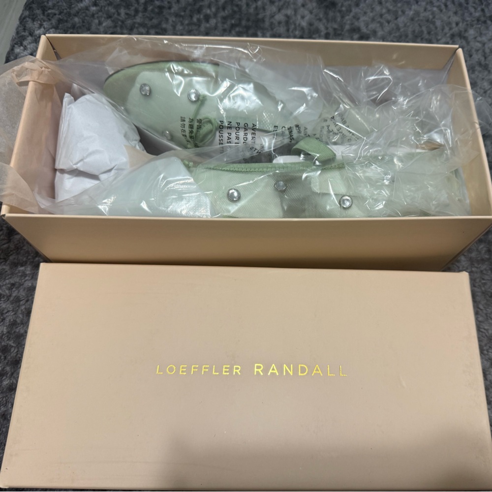 Loeffler Randall
Leonie Crystal Mesh Ballet Flats
Seafoam